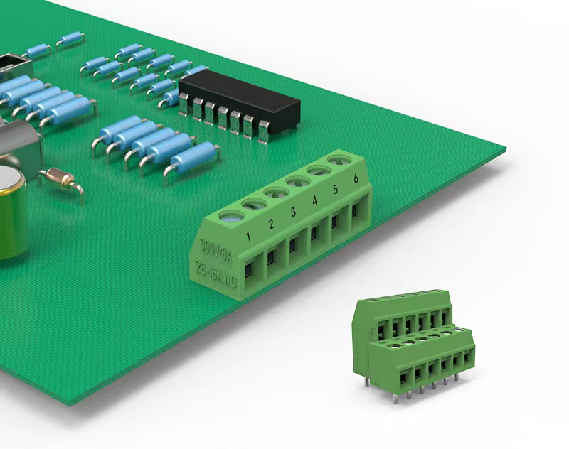 PCB varžto tipo gnybtų blokai