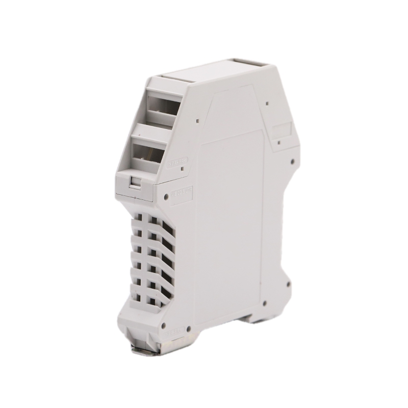 PCB gnybtų bloko DIN bėgelio korpuso įvadas